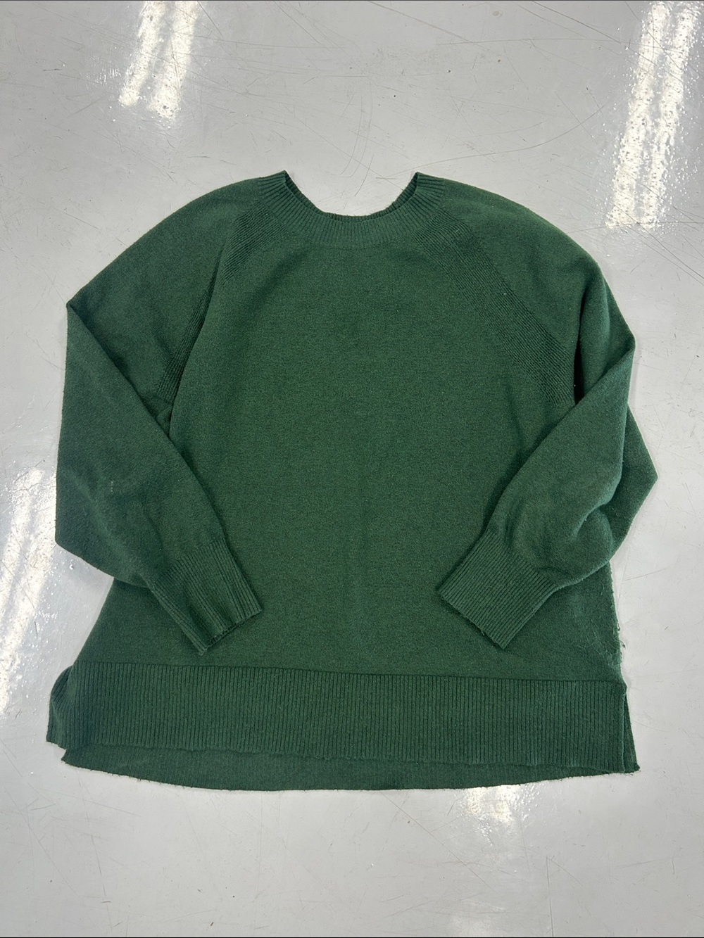 Ava & Viv Forest Green Crewneck Sweater